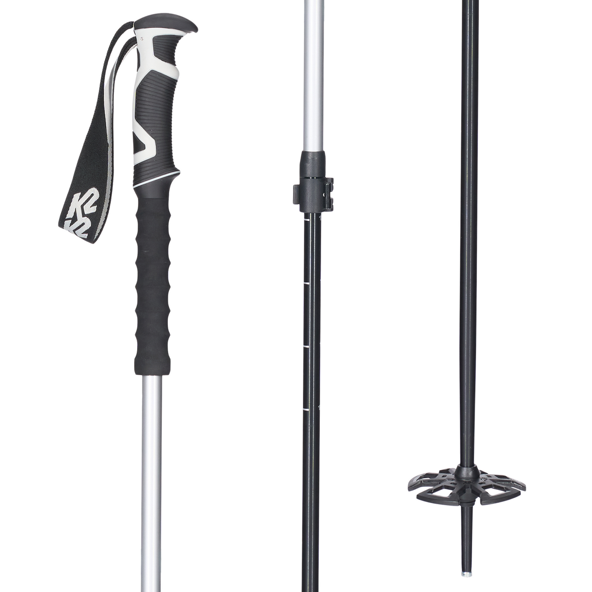 K2 Lockjaw Aluminum EVA Adjustable Ski Poles 2026