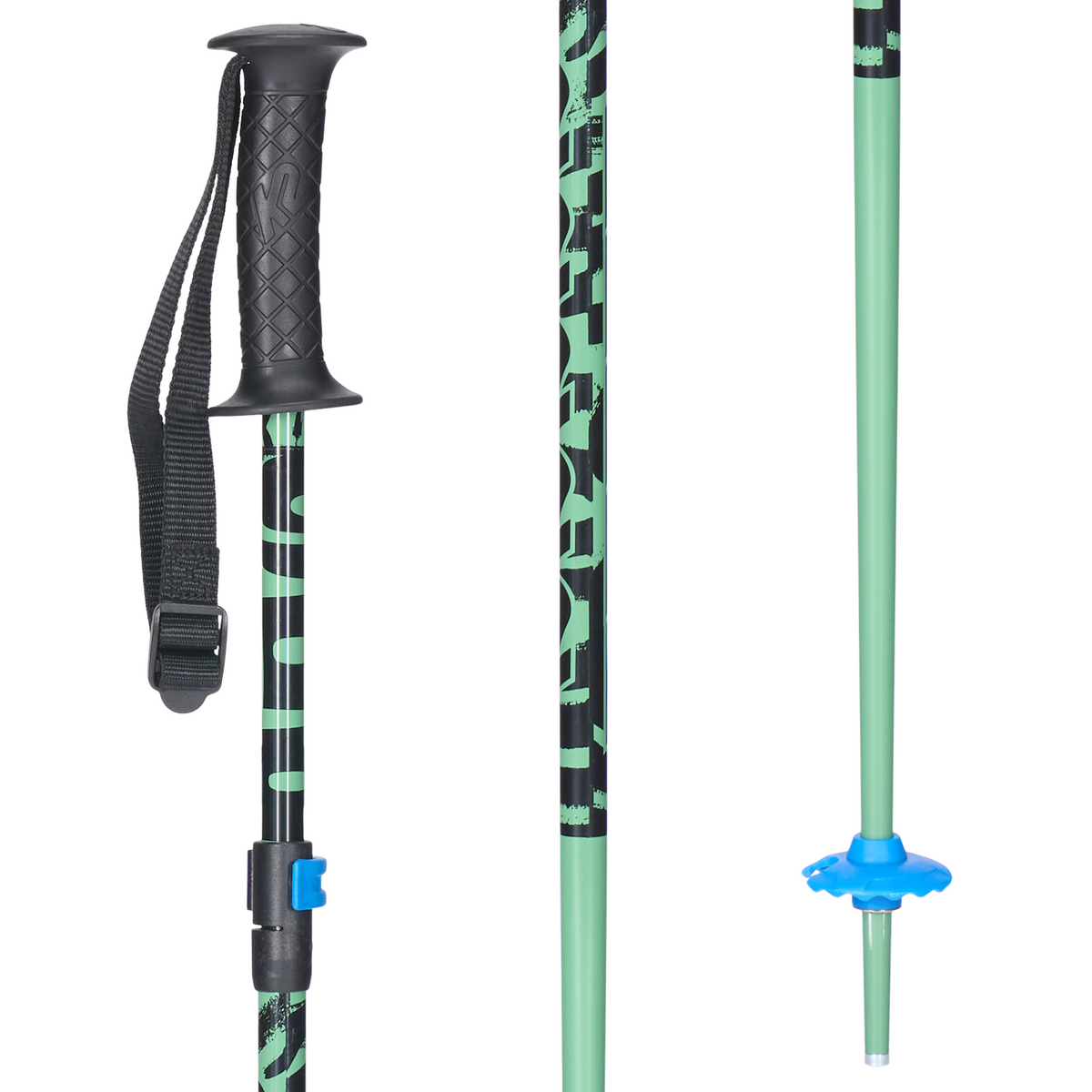 K2 Sprout Adjustable Ski Poles - Boys' 2024 Seafoam