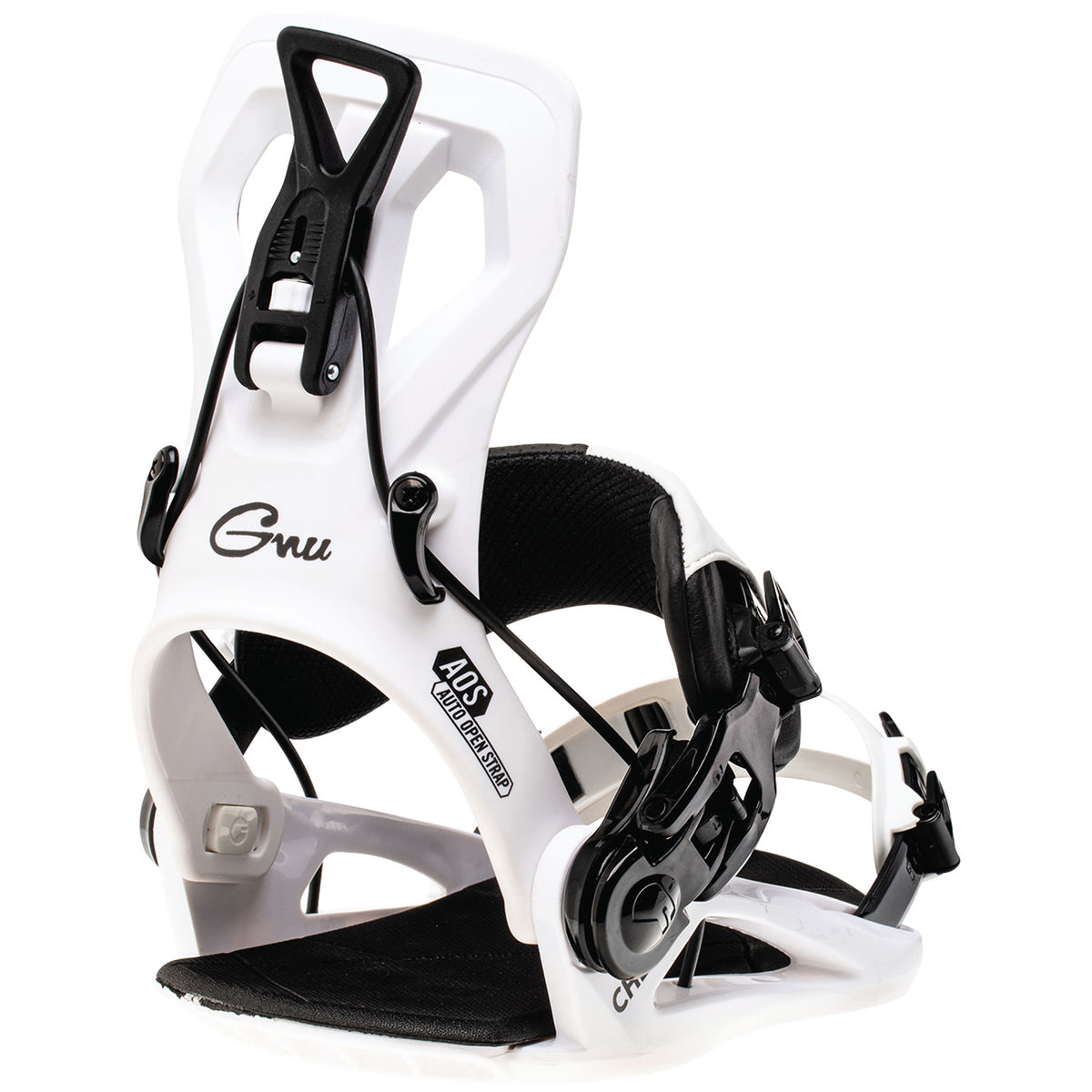 GNU Cheeter Snowboard Bindings 2023 White