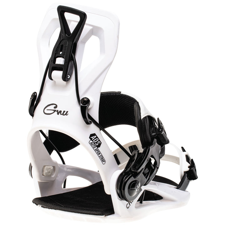 GNU Cheeter Snowboard Bindings 2023 White