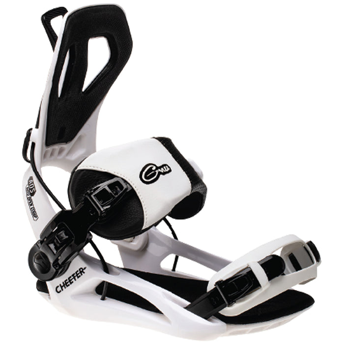 GNU Cheeter Snowboard Bindings 2023 White