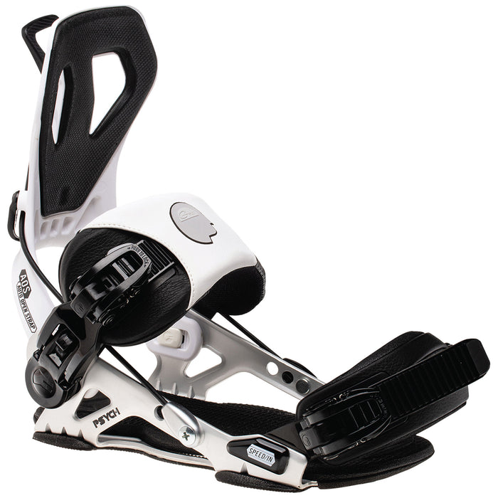 GNU Psych Snowboard Bindings 2023 White