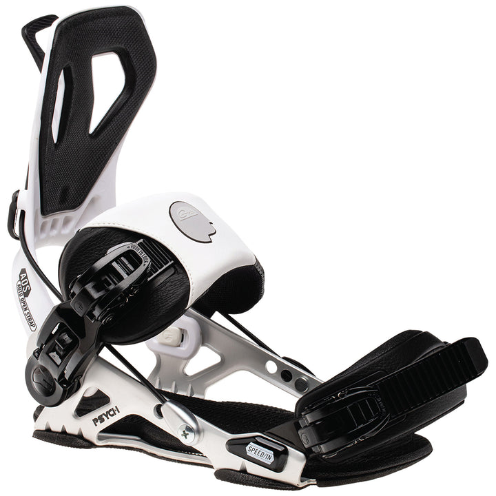 GNU Psych Snowboard Bindings 2023 White