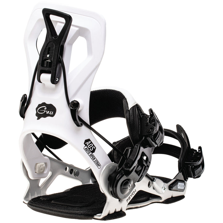 GNU Psych Snowboard Bindings 2023 White