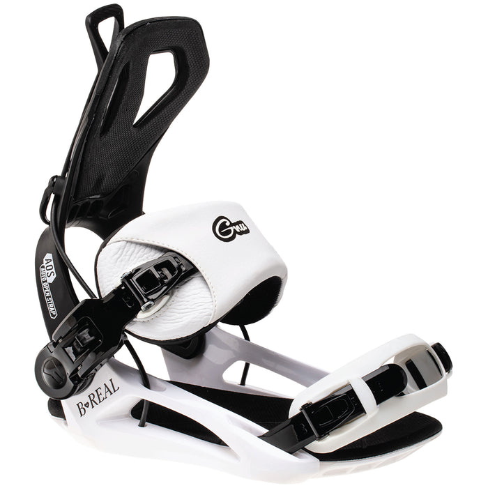 GNU B-Real Snowboard Bindings - Women's 2023 White