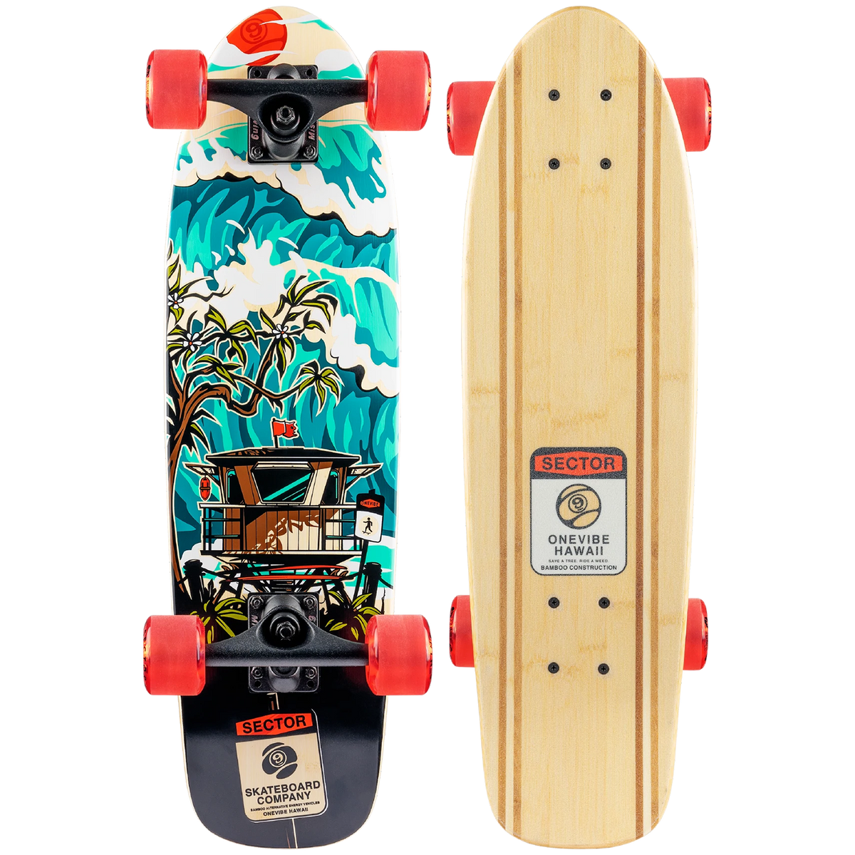 Sector 9 Bambino Shorebreak Cruiser Skateboard Complete