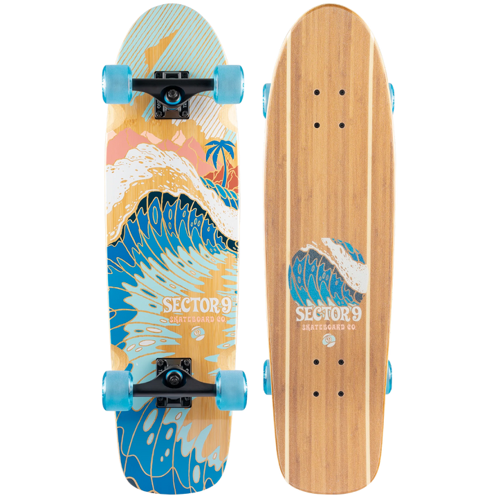 Sector 9 Bamboozler Bora Bora Cruiser Complete