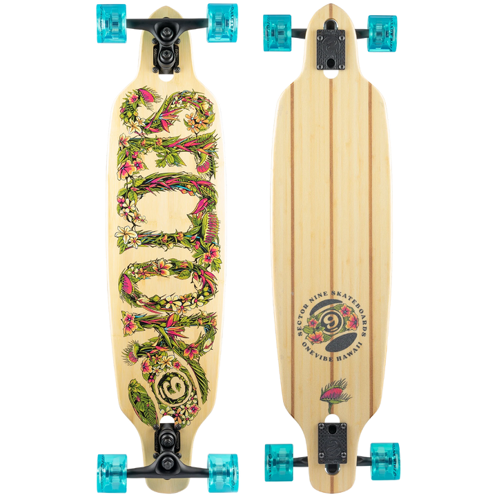 Sector 9 Fractal Flora Longboard Complete