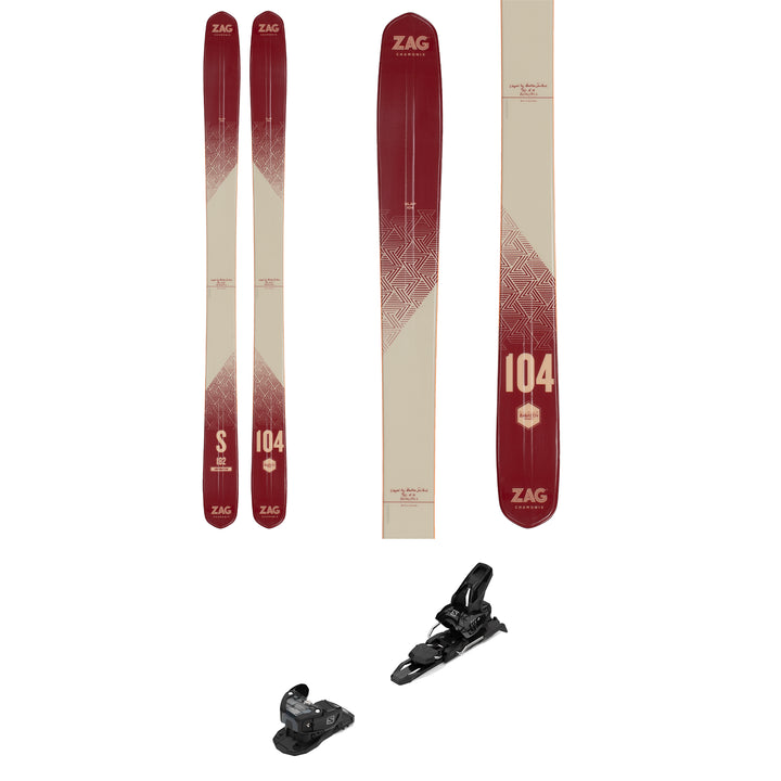 ZAG Slap 104 Skis + Salomon Warden 11 Demo Bindings 2022