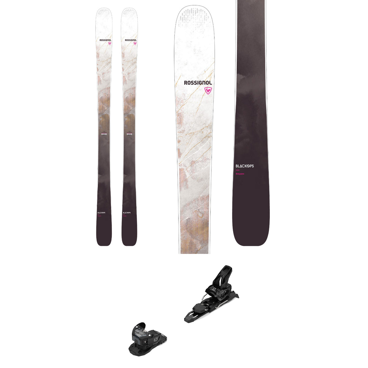 Rossignol Black Ops Stargazer Skis + Salomon Warden 11 Demo Bindings - Women's 2022