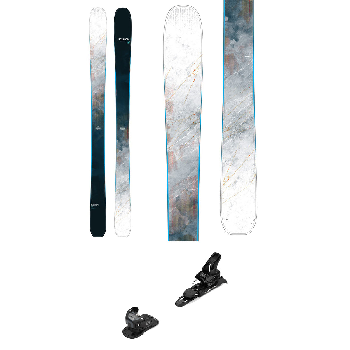 Rossignol Black Ops Rallybird Ti Skis + Salomon Warden Demo 11 Bindings - Women's 2022