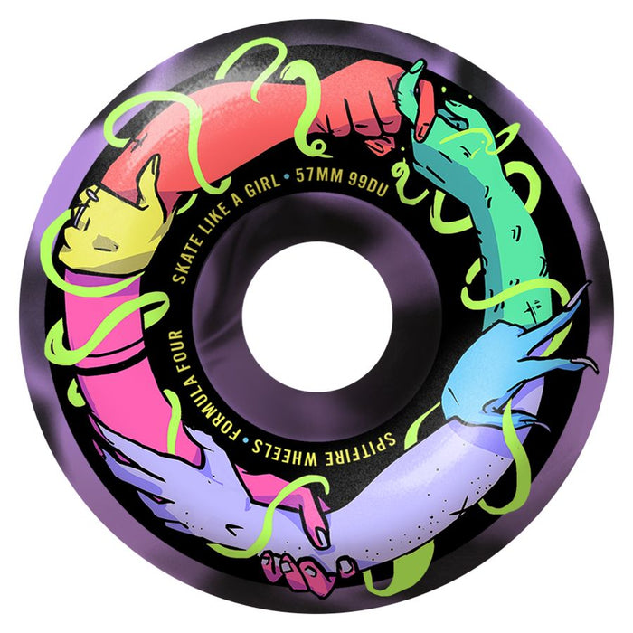 Spitfire Formula Four 99d Friend Of Skate Like A Girl Classics Skateboard Wheels