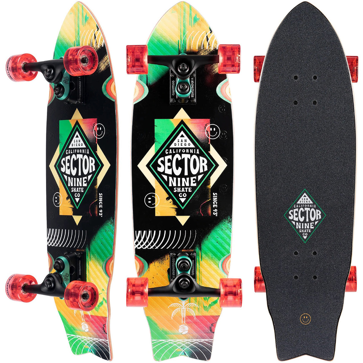 Sector 9 Wavepark Party Cruiser Skateboard Complete