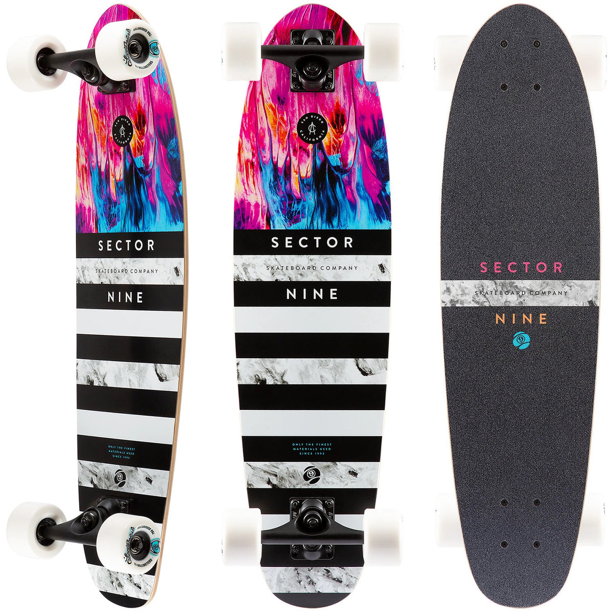 Sector 9 Splash Snapback Cruiser Skateboard Complete