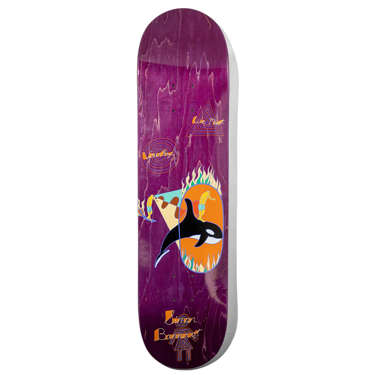 Girl Bannerot Visualize Purple 8.25 Skateboard Deck