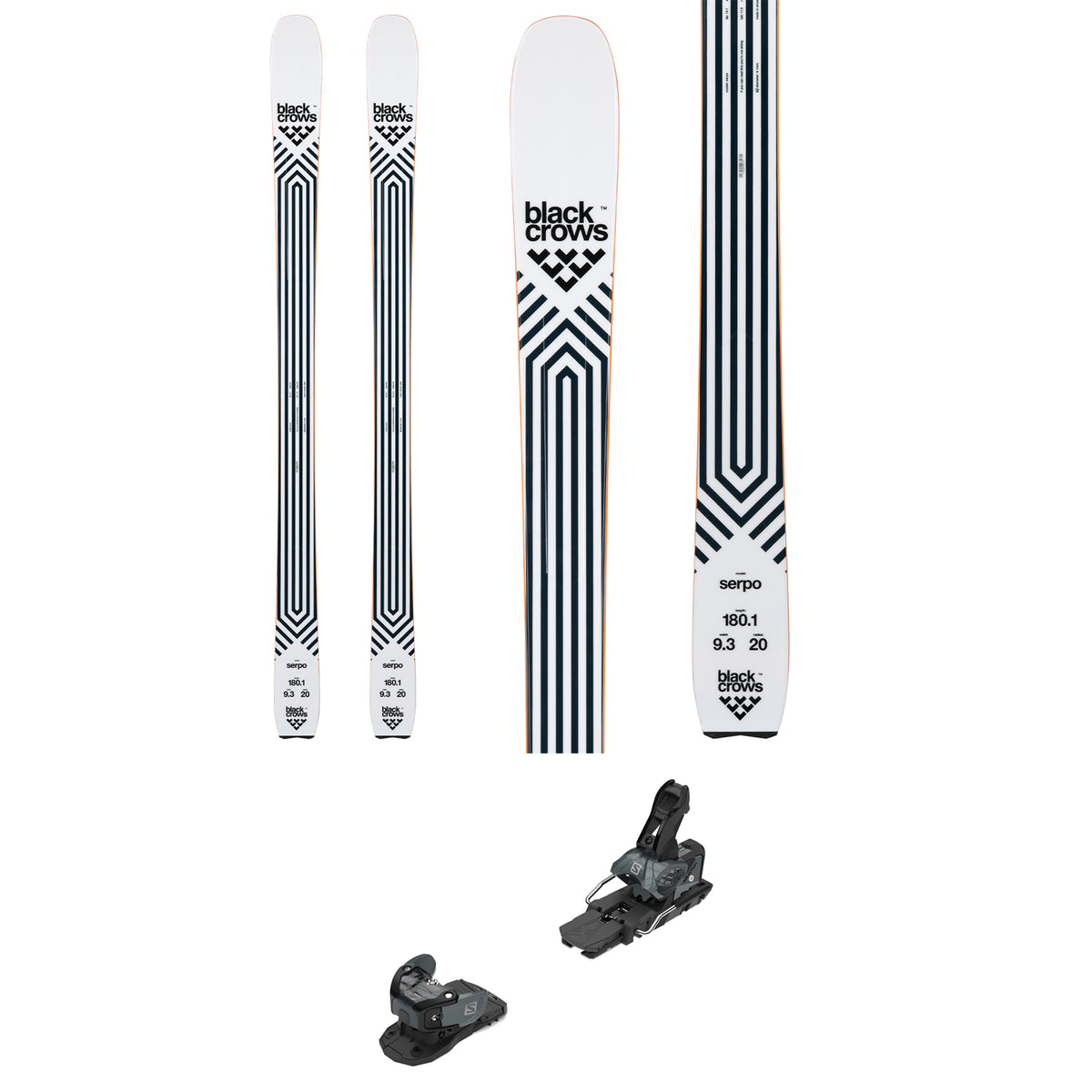 Black Crows Serpo Skis + Salomon Warden 13 Demo Bindings 2022