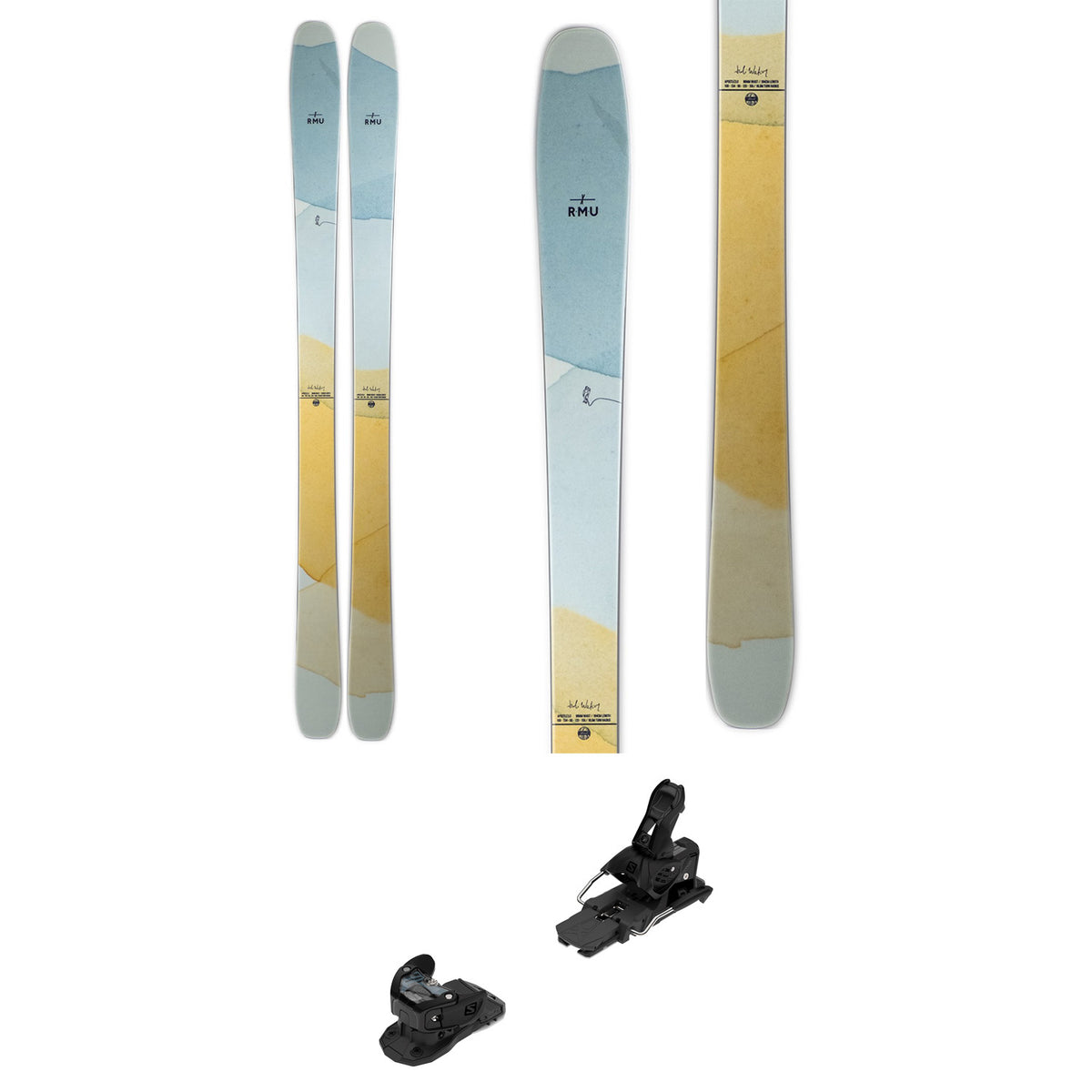 RMU Apostle 3.0 96 Skis + Salomon Warden 13 Demo Bindings 2022