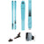 Blizzard Zero G 95 Skis + Marker Kingpin 10 Demo Bindings + evo x Pomoca Climbing Skins 2022 Blue