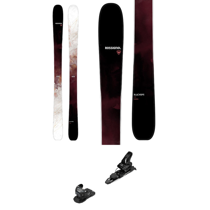 Rossignol Black Ops Rallybird Skis + Salomon Warden 11 Demo Bindings - Women's 2022