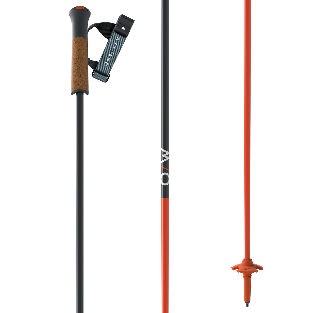 ONE/WAY GT 13 Comp Mag Ski Poles 2023 Flame