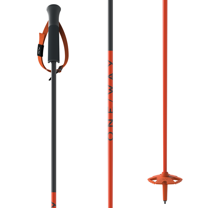 ONE/WAY FR 13 Comp Ski Poles 2023 Flame