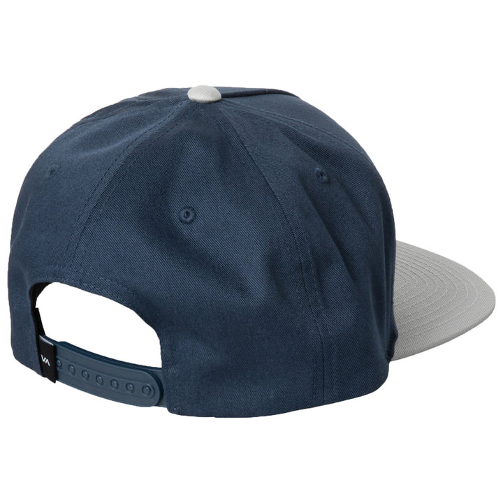 RVCA Square Snapback Hat Navy/Grey