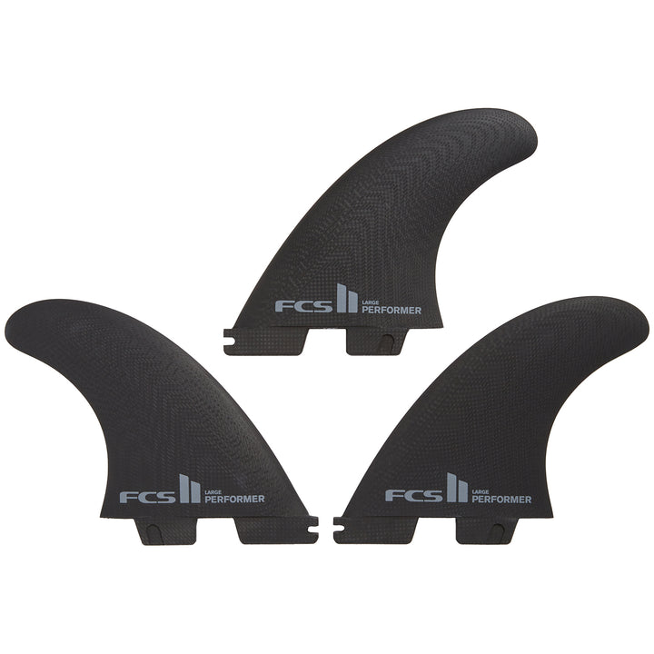 FCS II Performer PG Large Tri Fin Set Black