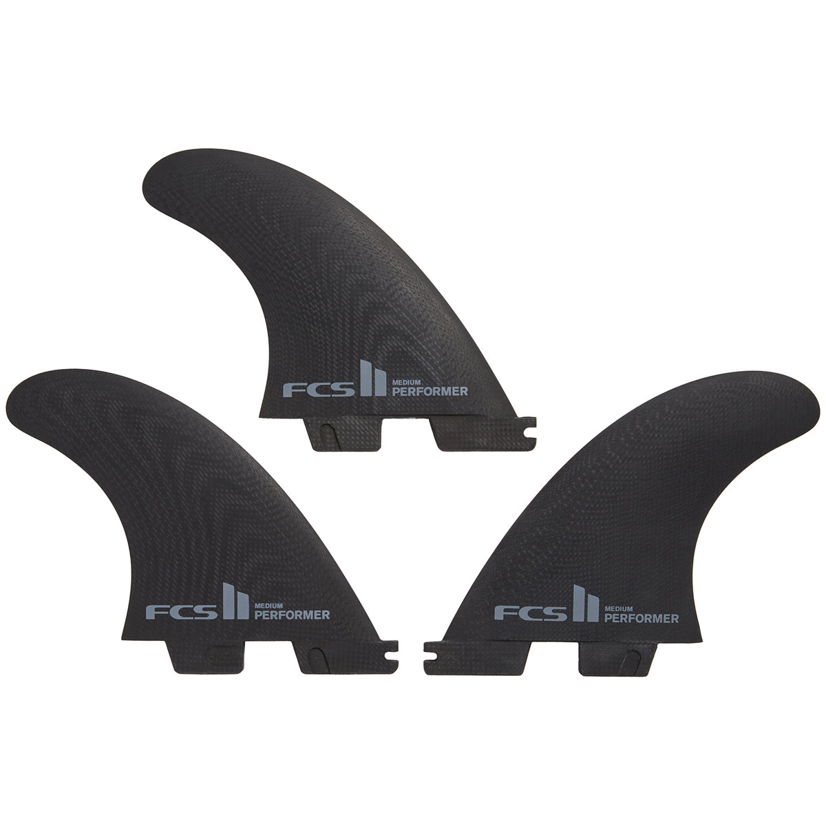 FCS II Performer PG Medium Tri Fin Set Black