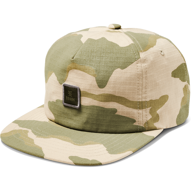 Roark Safecamp 5 Panel Hat Desert Camo