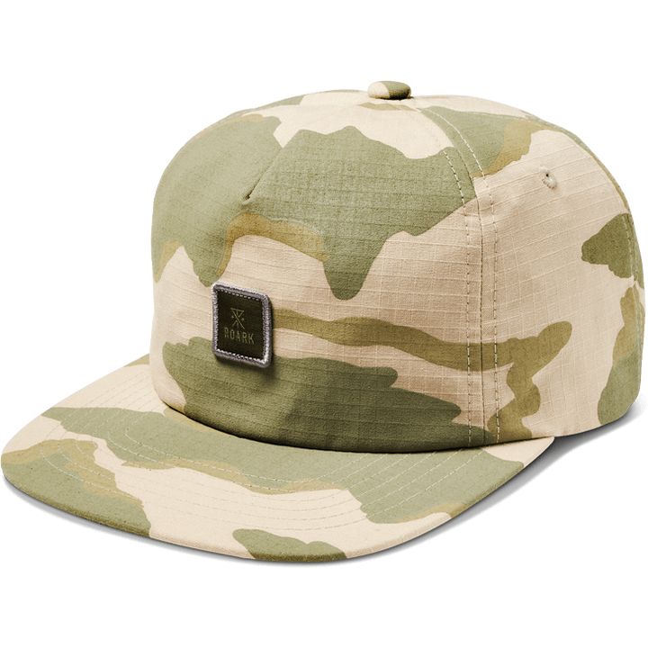 Roark Safecamp 5 Panel Hat Desert Camo