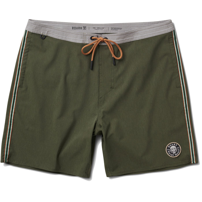 Roark Chiller Zocalo Boardshorts - Men's Dark Military