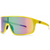Volcom Macho Sunglasses Gloss Yellow-Aqua/Rainbow Mirror