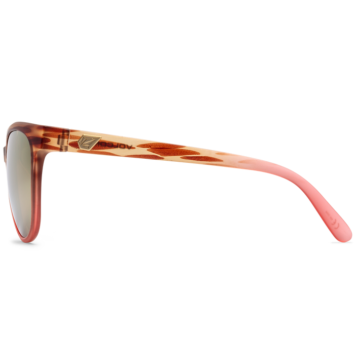 Volcom Garden Sunglasses - Women's Gloss Punk Tort/Bronze Champagne Chrome