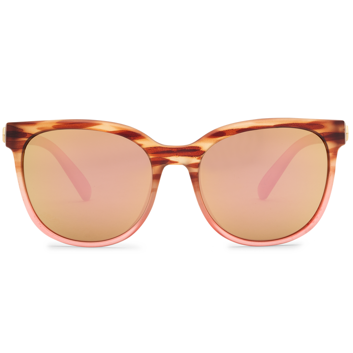 Volcom Garden Sunglasses - Women's Gloss Punk Tort/Bronze Champagne Chrome