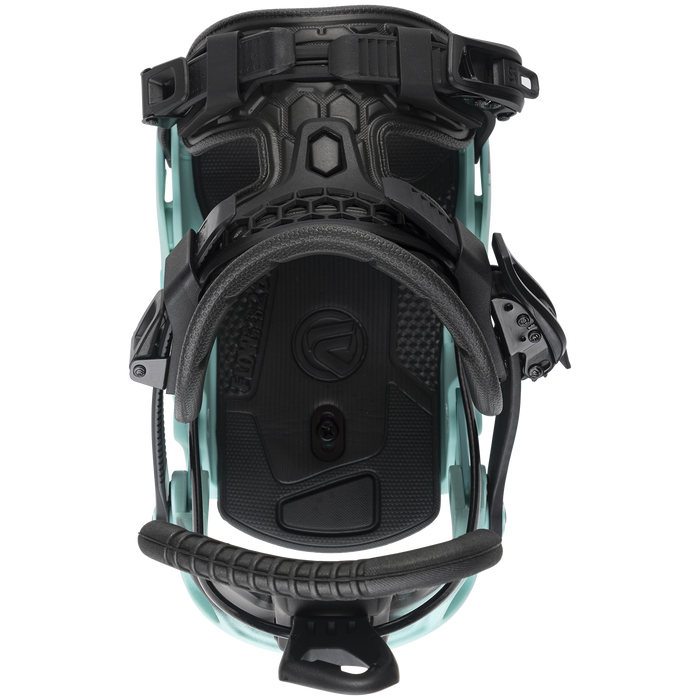 Flow Fuse Fusion Snowboard Bindings 2023 Black Aqua