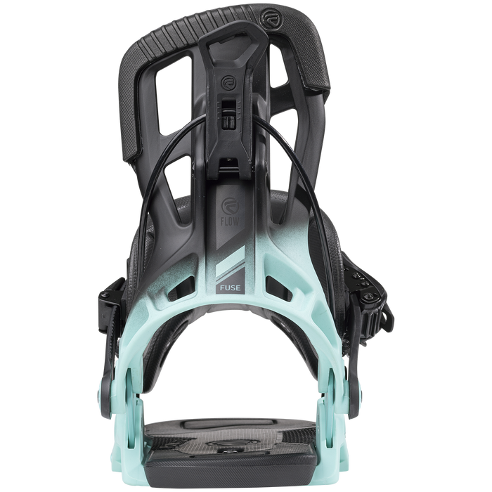 Flow Fuse Fusion Snowboard Bindings 2023 Black Aqua