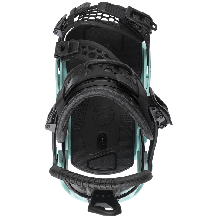 Flow Fuse Hybrid Snowboard Bindings 2023 Black Aqua