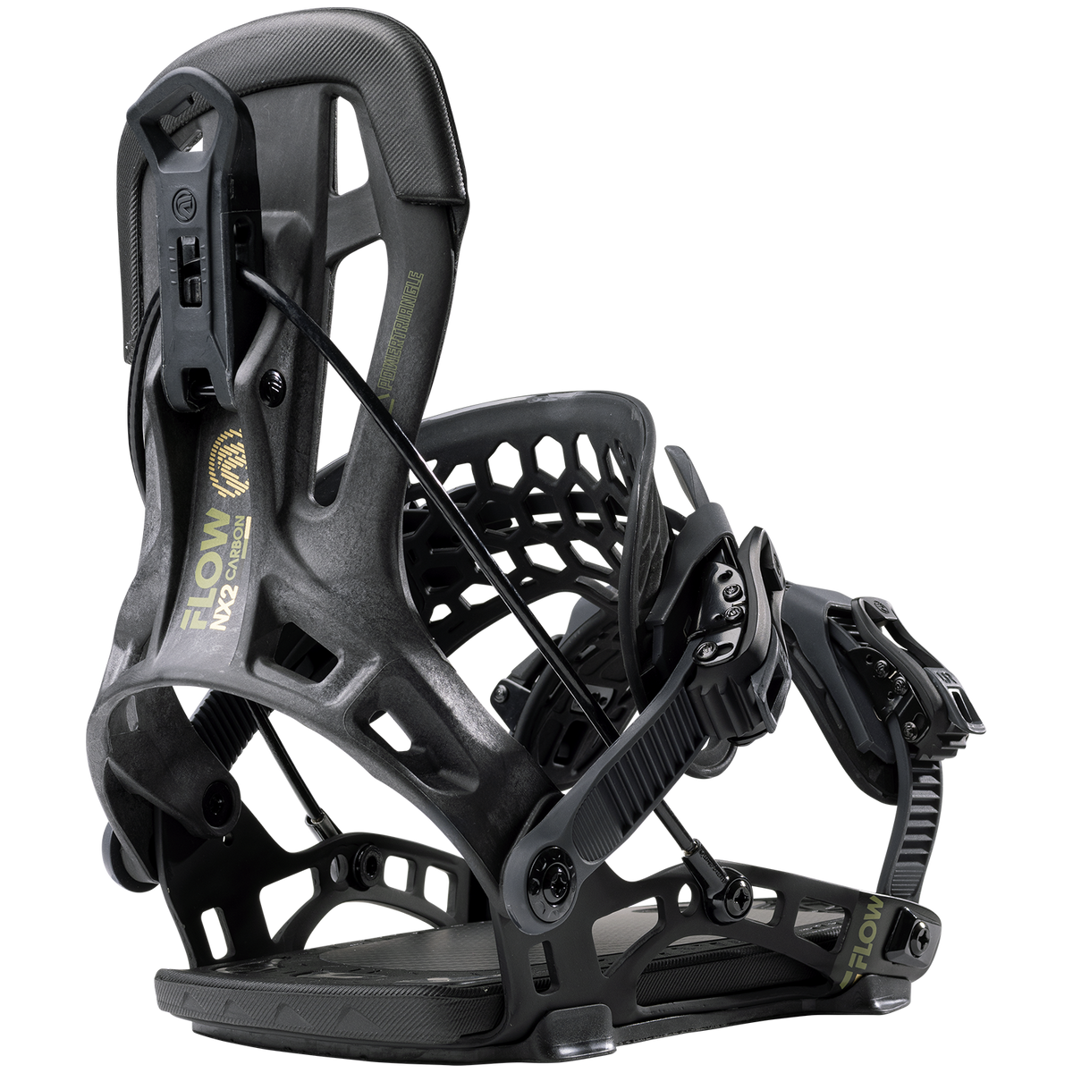 Flow NX2 Carbon Fusion Snowboard Bindings 2023 Graphite