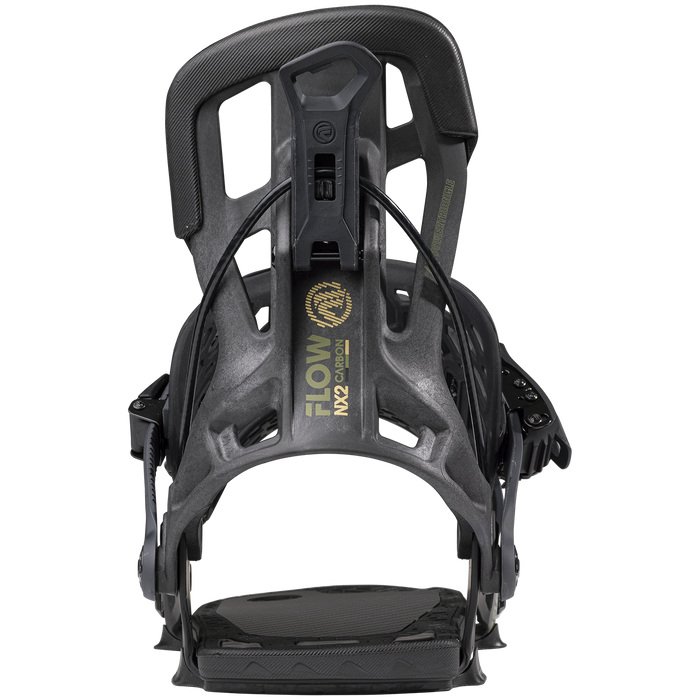 Flow NX2 Carbon Fusion Snowboard Bindings 2023 Graphite