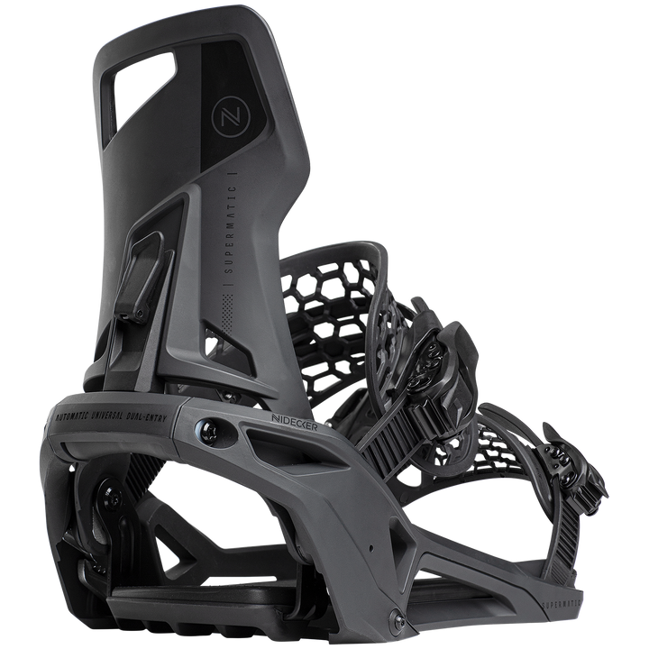 Nidecker Supermatic Snowboard Bindings 2023 Black