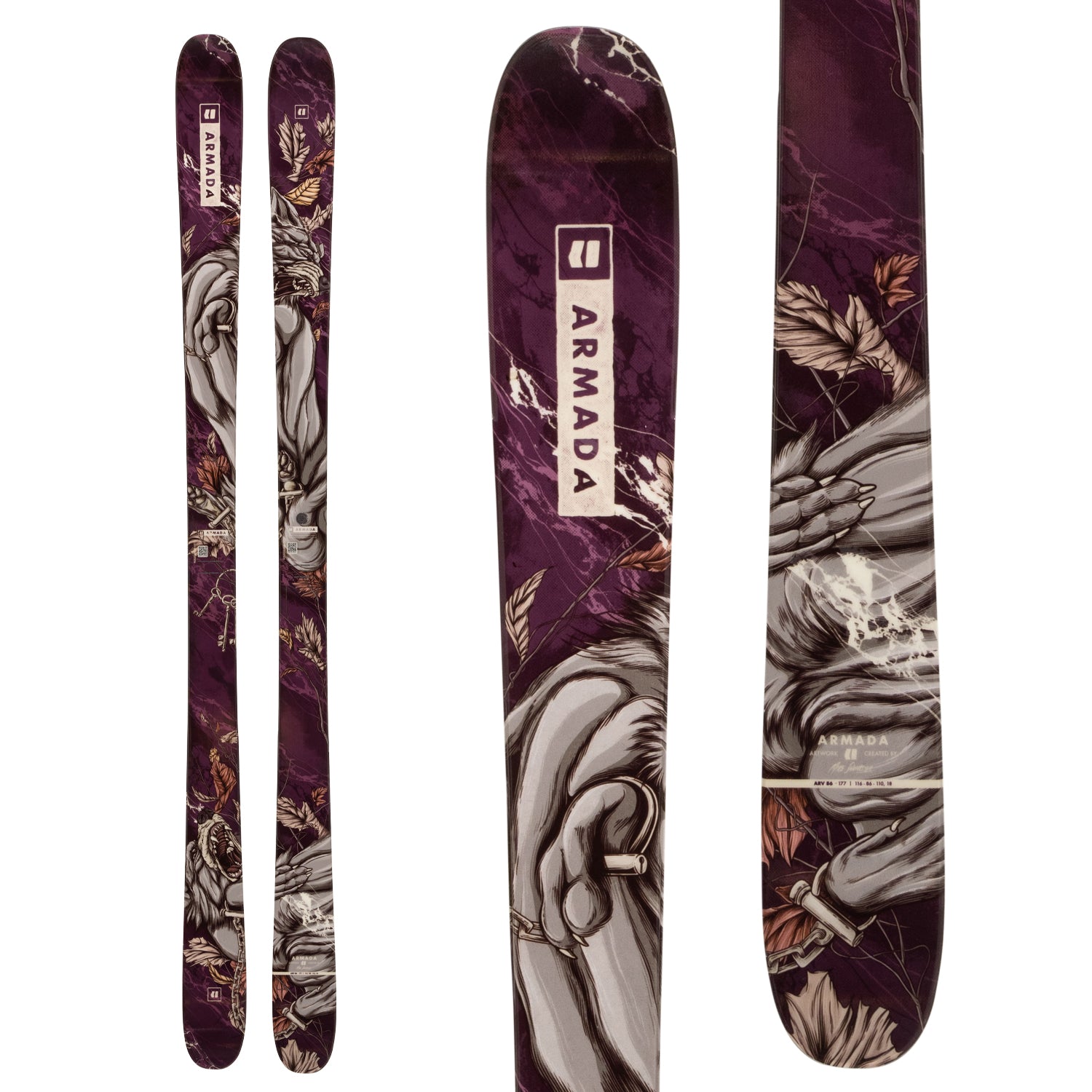 スキー ARMADA ARV86 184cm Look P14 Armada ARV 86 Skis 2023 – evo