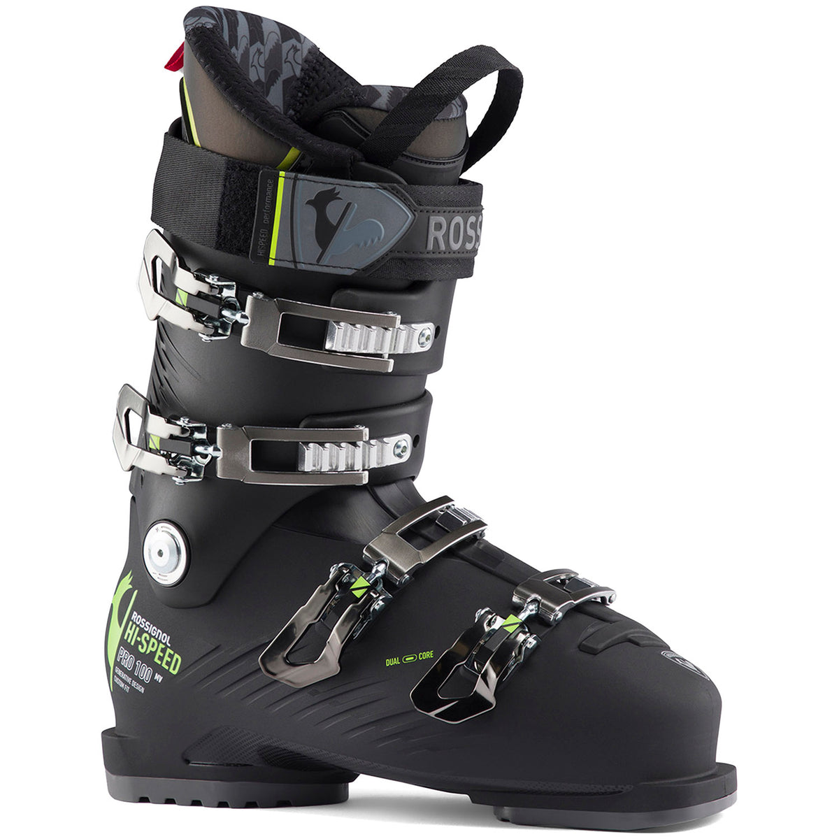 Rossignol Hi-Speed Pro 100 MV Ski Boots 2024 Black/Yellow