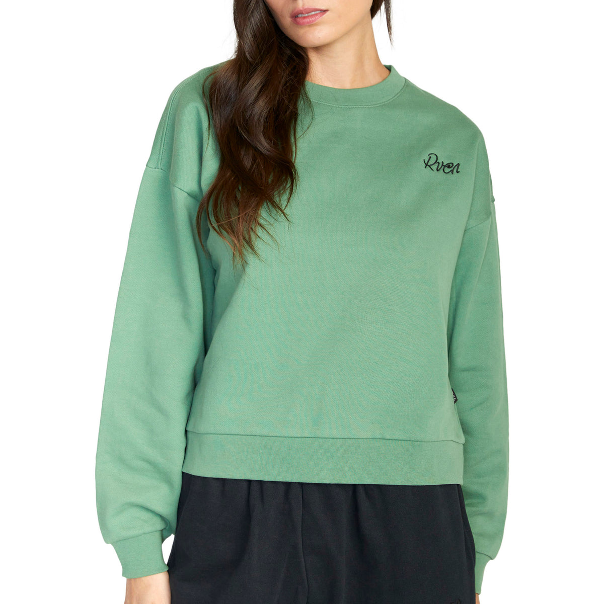 RVCA Script Crew Sweater - Women's Palm