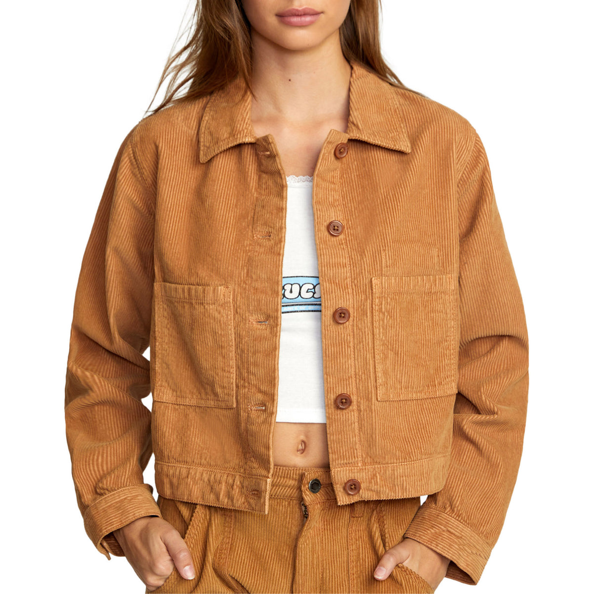 RVCA Jaded Jacket - Women's Camel