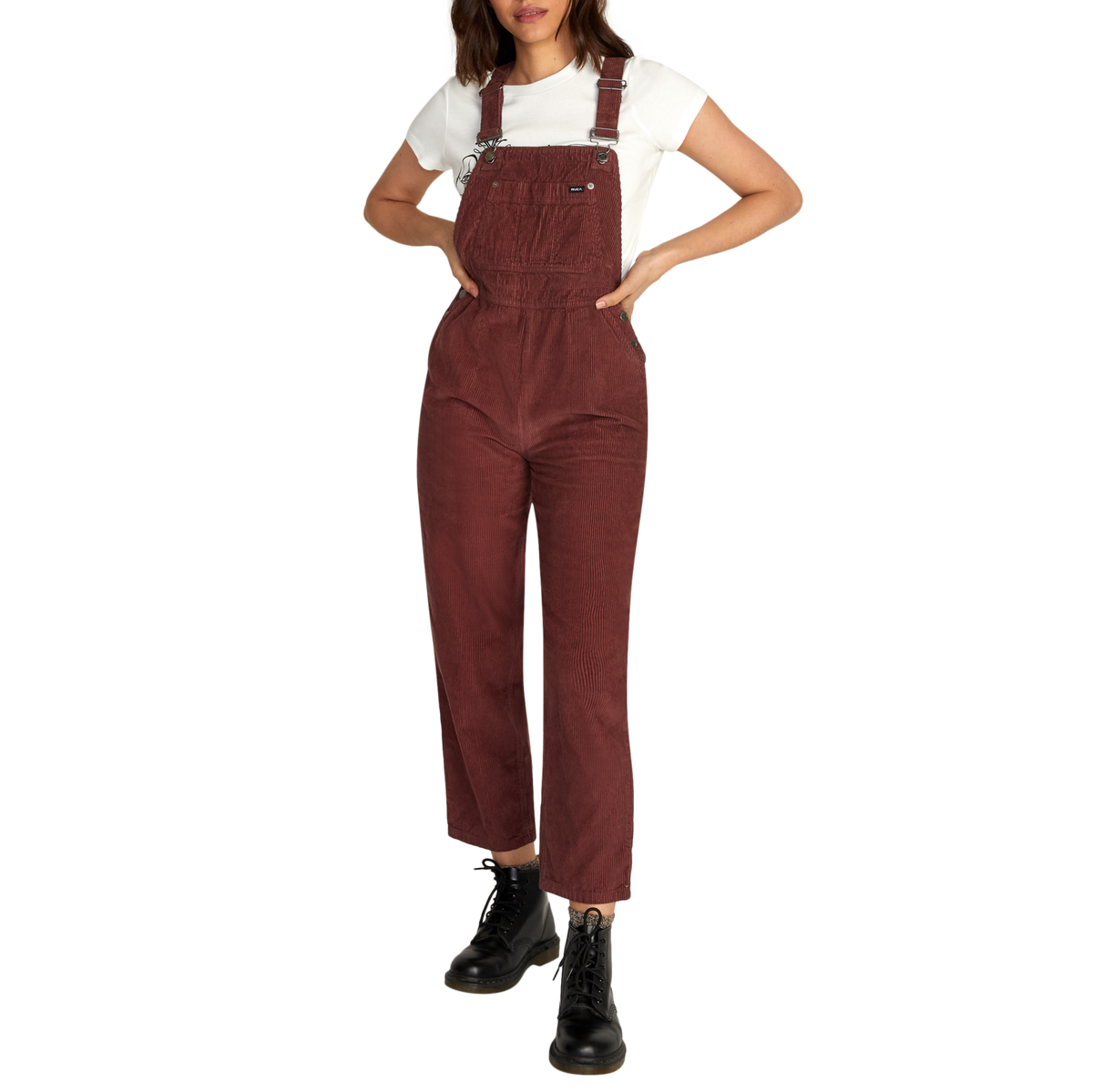 RVCA Succession Overalls - Women's Espresso