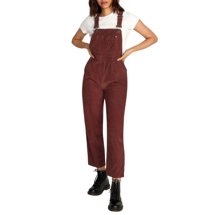 RVCA Succession Overalls - Women's Espresso