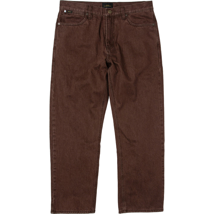 RVCA Reynolds Americana Lined Denim Jeans - Men's Chocolate