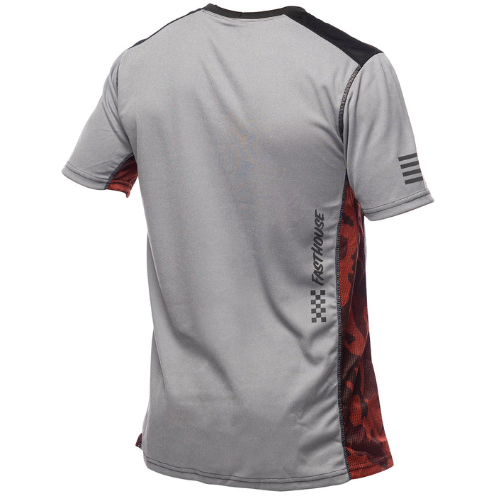 Fasthouse Classic Acadia Short-Sleeve Jersey Heather Gray
