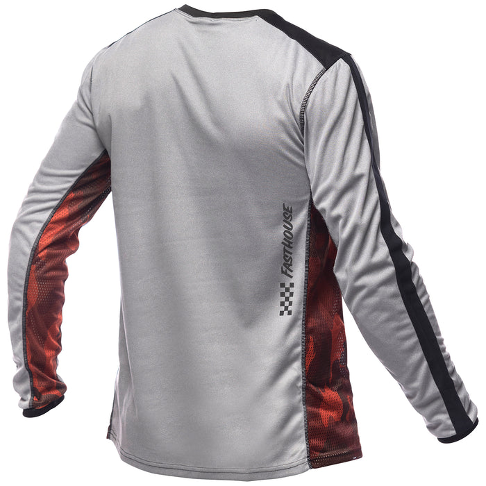 Fasthouse Classic Acadia Long-Sleeve Jersey Heather Gray