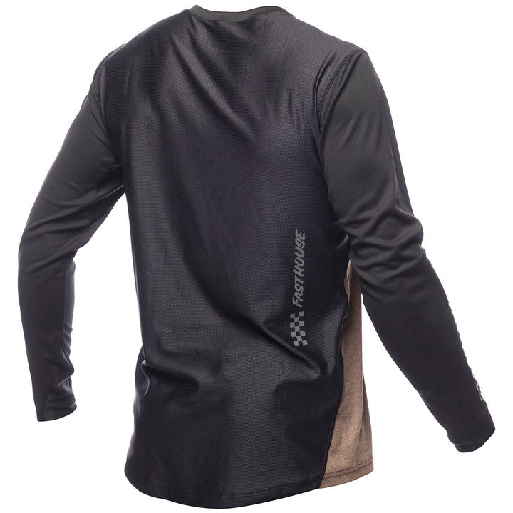 Fasthouse Alloy Mesa Long-Sleeve Jersey Heather Gold/Brown